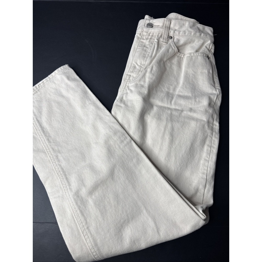 J Crew Reimagined Jeans Classic Straight Leg Womens 28 Cotton Denim Clean Girl